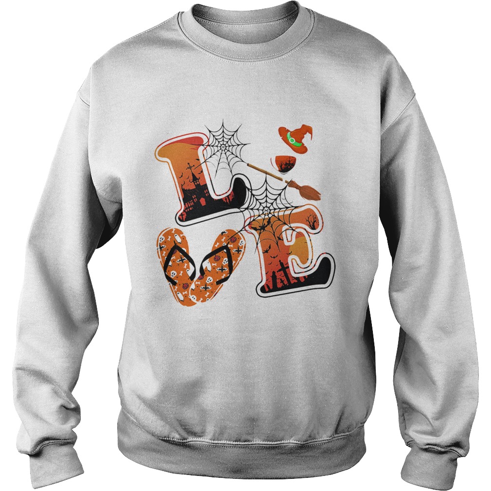 Love Halloween Witch Sweatshirt