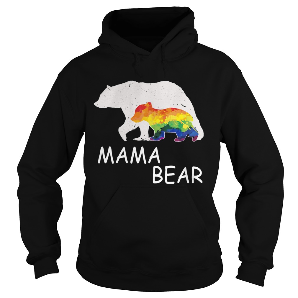Mama Bear Gay Pride LGBT Hoodie