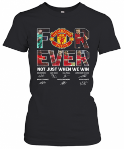 Manchester United For Ever Not Just When We Win Signatures T-Shirt Classic Women's T-shirt