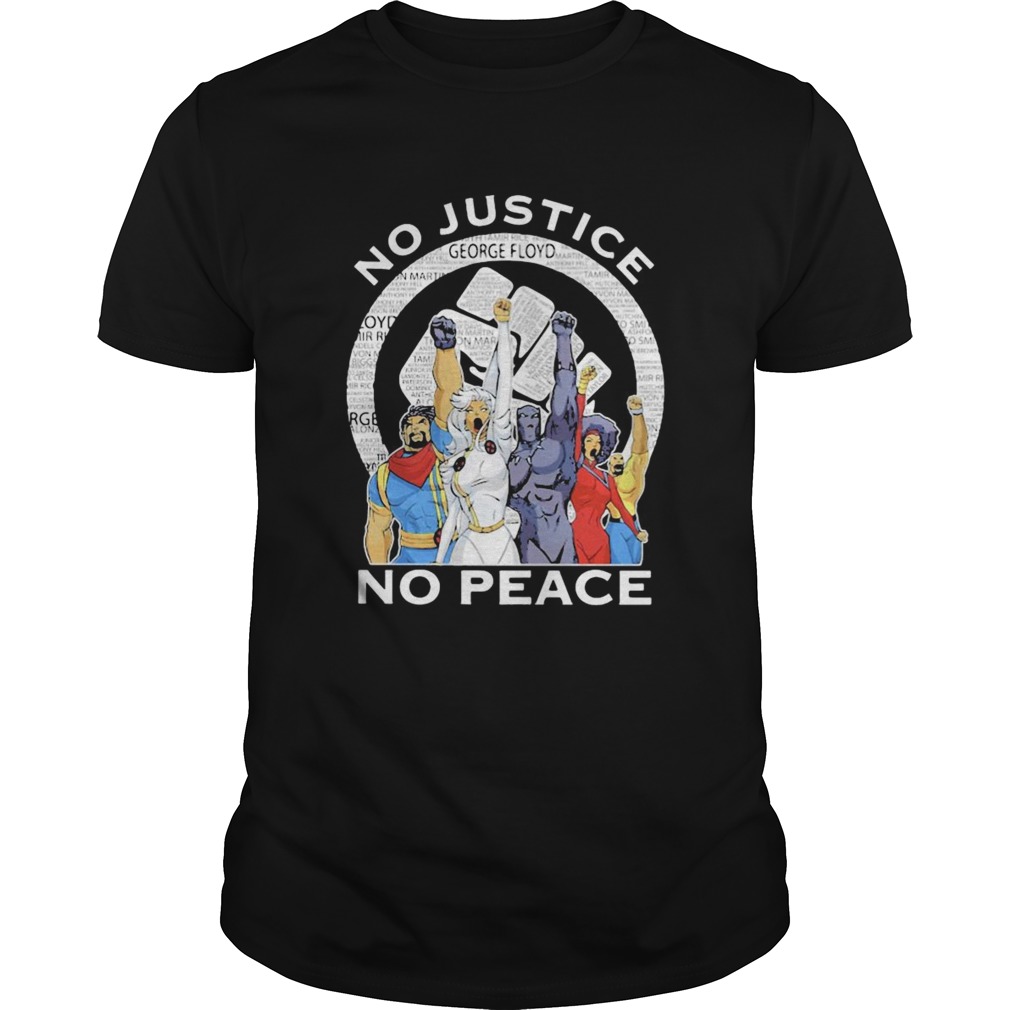 Marvel heroes no justice no peace black lives matter Unisex