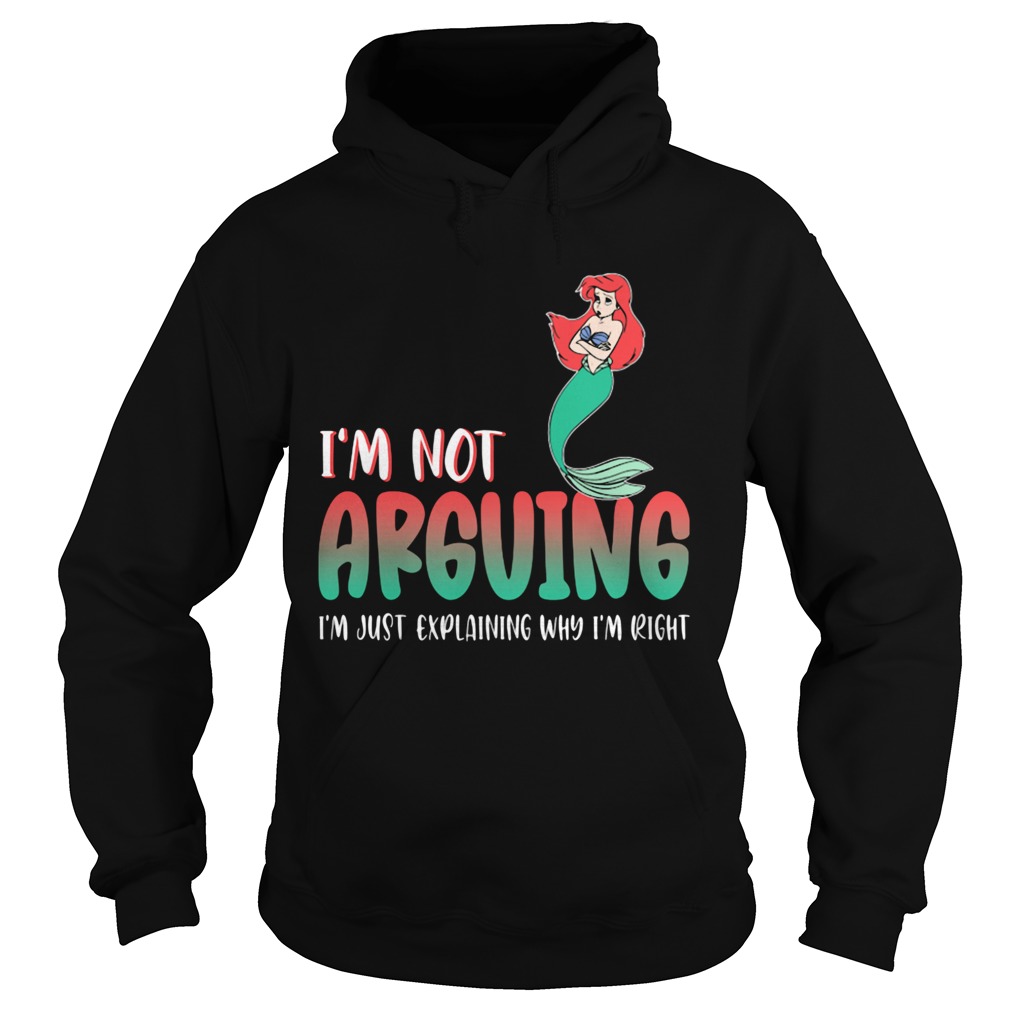 Mermaid im not arguing im just explaining why im right Hoodie