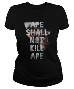 Monkey ape shall not kill ape  Classic Ladies