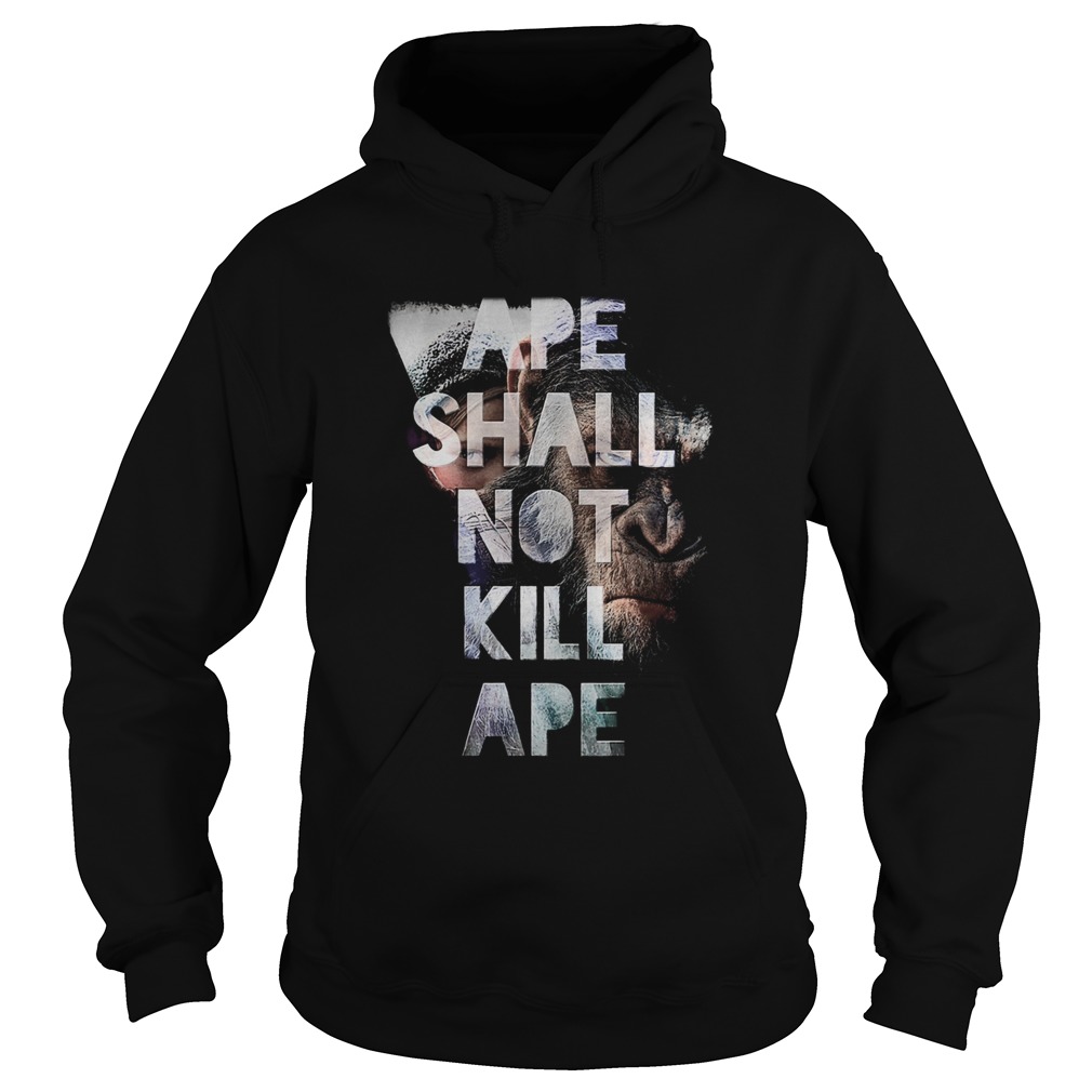 Monkey ape shall not kill ape Hoodie