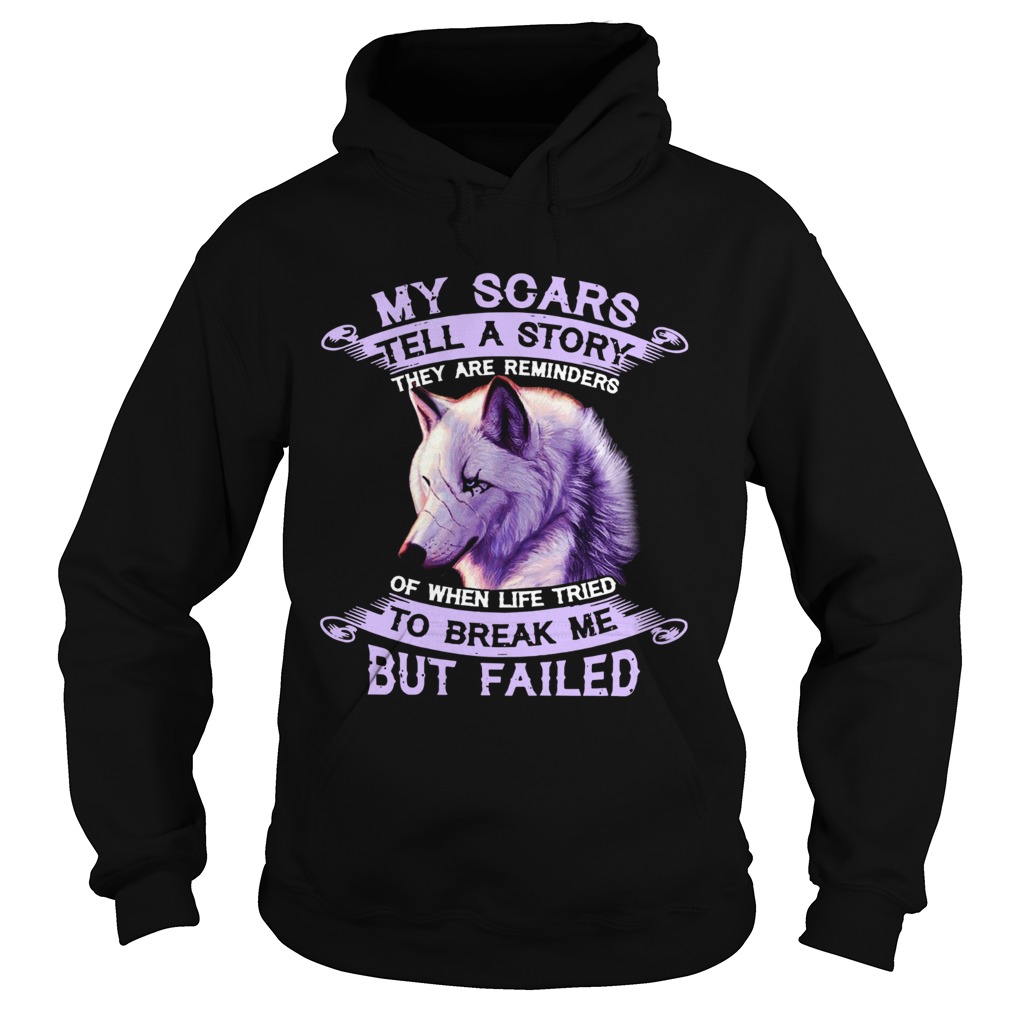 My Scars Tell A Story To Break Me But Failed Hoodie
