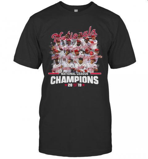 Nationals League Champions 2019 Signature T-Shirt