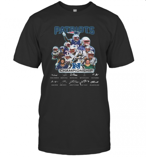 New England Patriots Champions Signatures T-Shirt