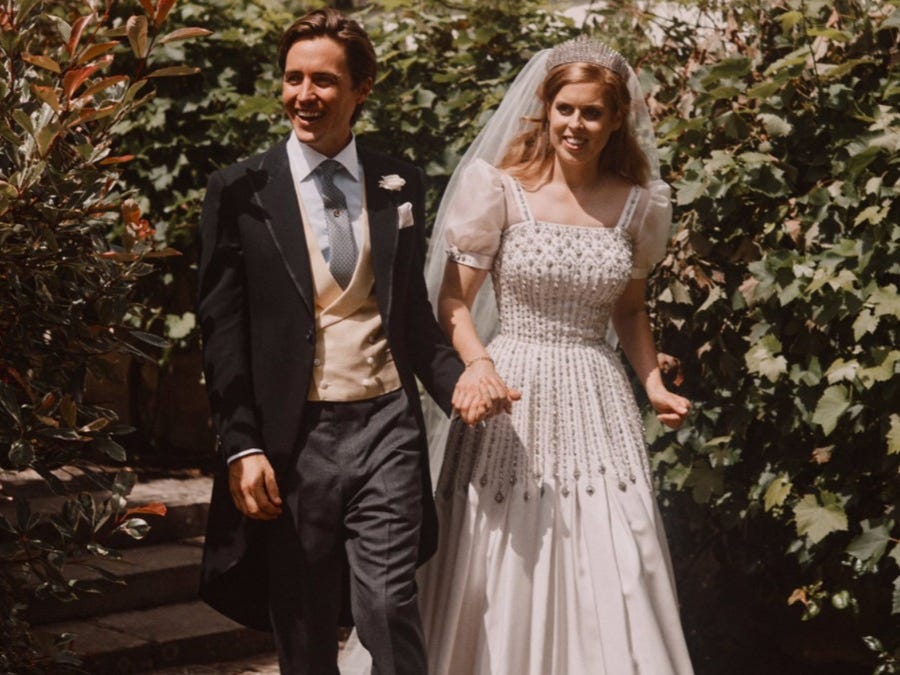 New photos from Princess Beatrice's wedding day give a look at the intimate — and secret — royal ceremony