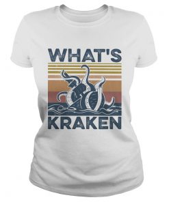 Octopus whats kraken vintage retro  Classic Ladies