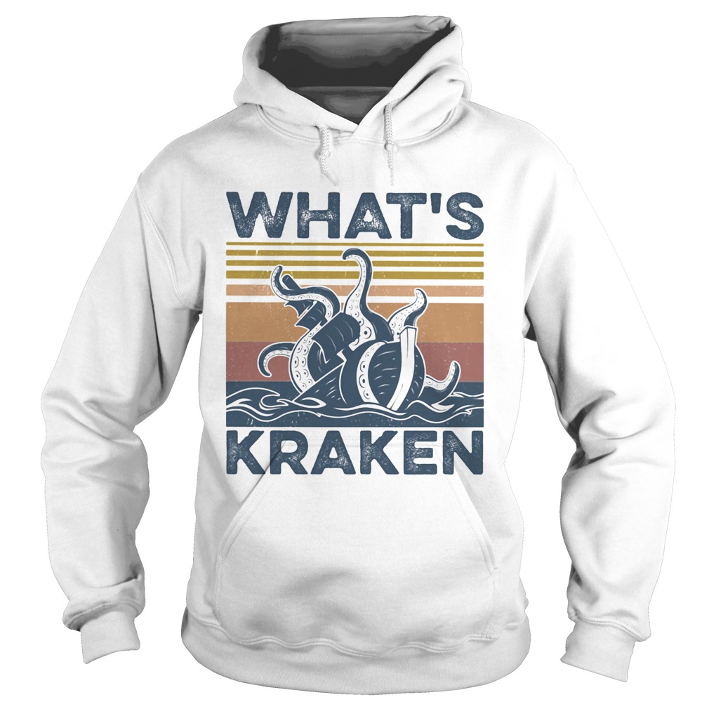 Octopus whats kraken vintage retro Hoodie