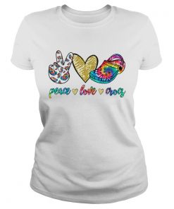 Peace Love Crocs  Classic Ladies