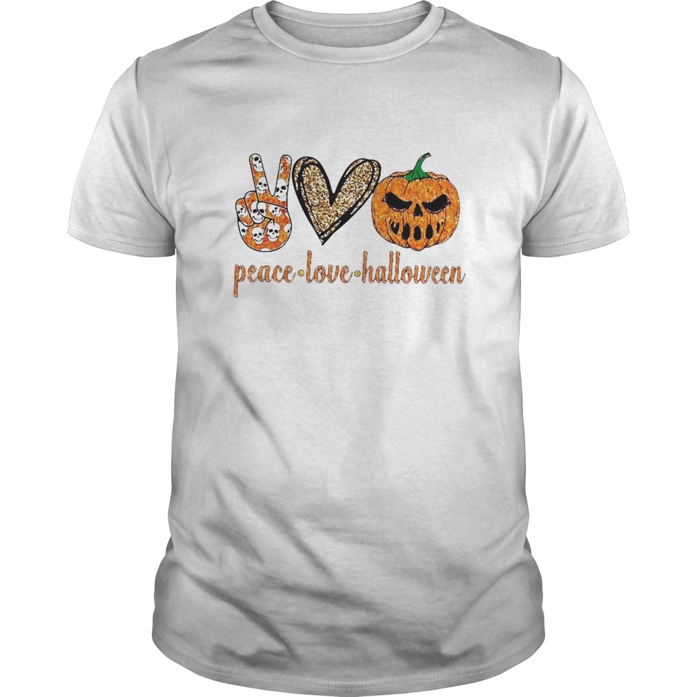 Peace Love Halloween shirt