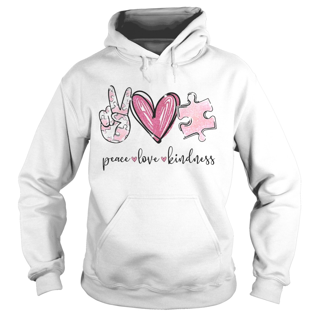 Pecae Love Kindness Pink Heart Hand Insert Hoodie