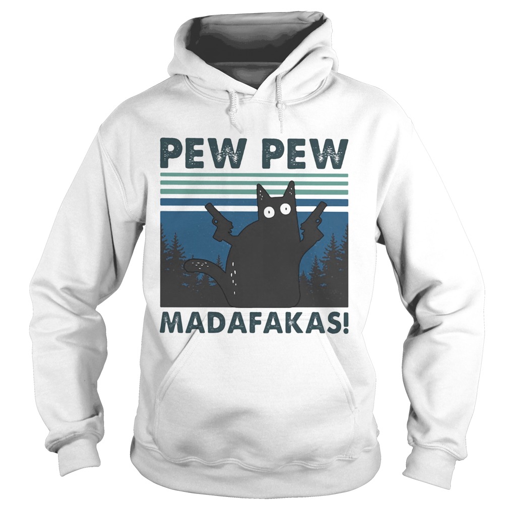 Pew Pew Madafakas Vintage Retro Hoodie
