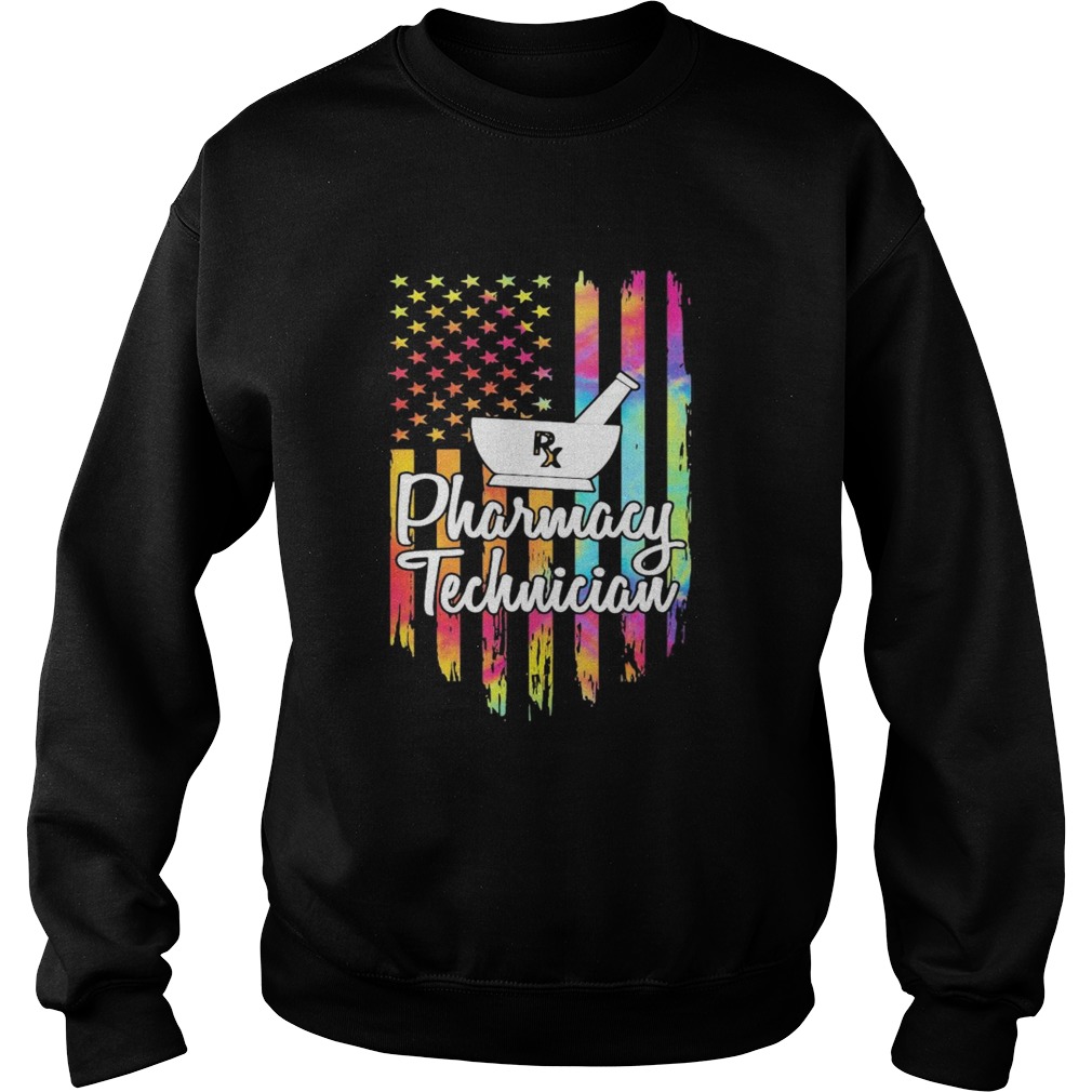 Pharamacy technician American flag color Sweatshirt