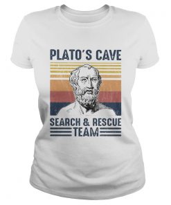 Platos cave search and resue team vintage retro  Classic Ladies