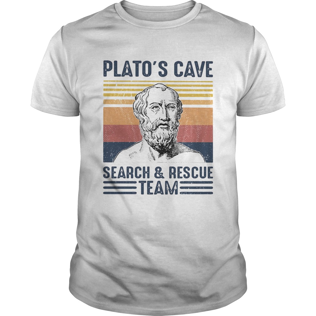 Platos cave search and resue team vintage retro Unisex