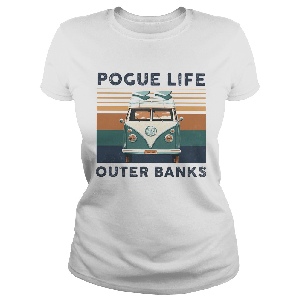 Pogue Life Outer Banks Car Vintage Retro Classic Ladies