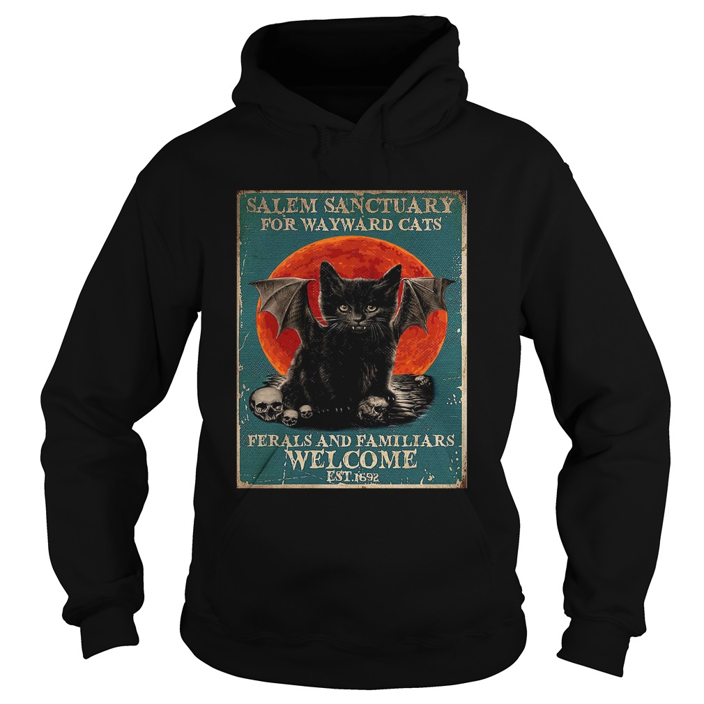 Poster Salem Sanctuary For Wayward Cats Ferals And Familiars Poster Hoodie