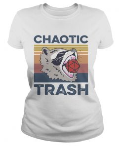 Raccoon Chaotic Trash Vintage  Classic Ladies