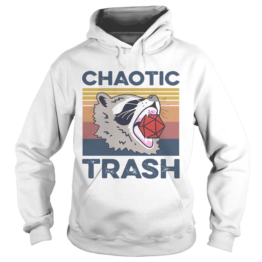 Raccoon Chaotic Trash Vintage Hoodie