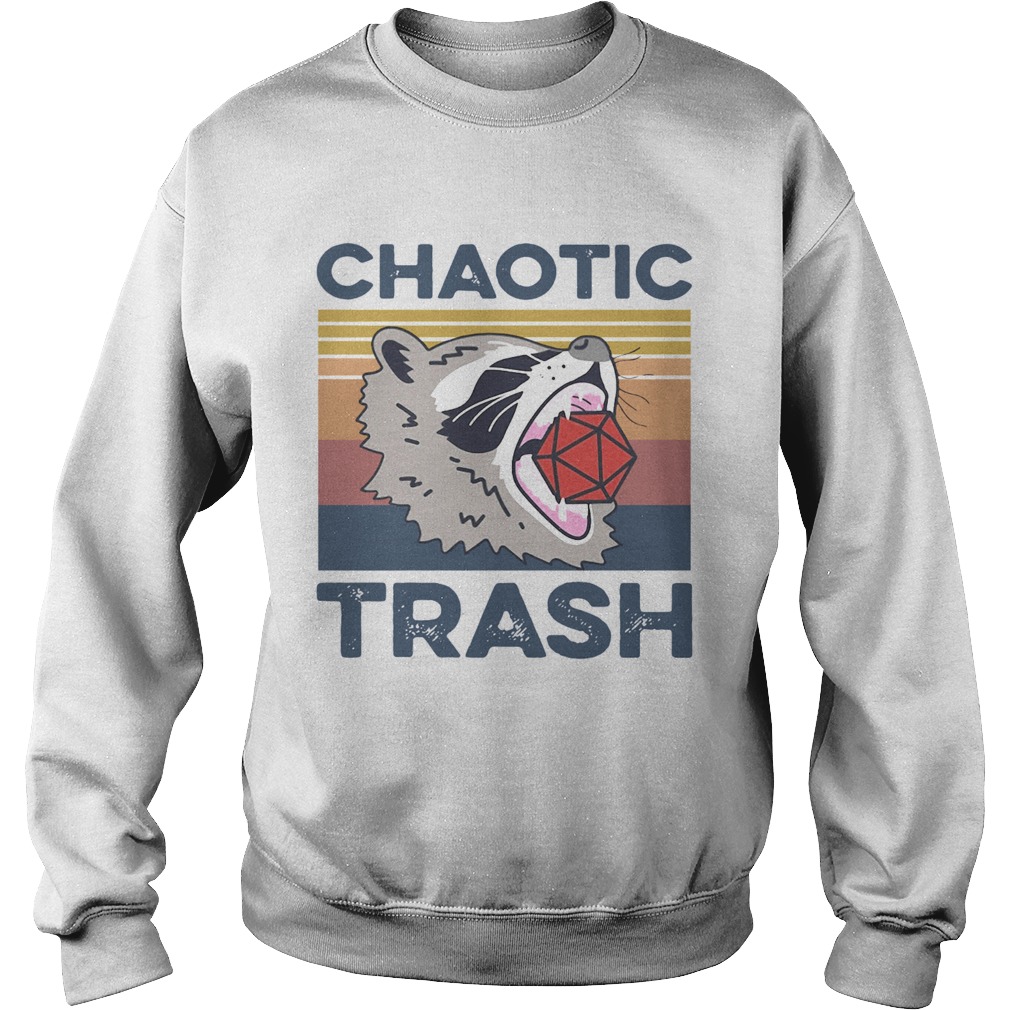 Raccoon Chaotic Trash Vintage Sweatshirt
