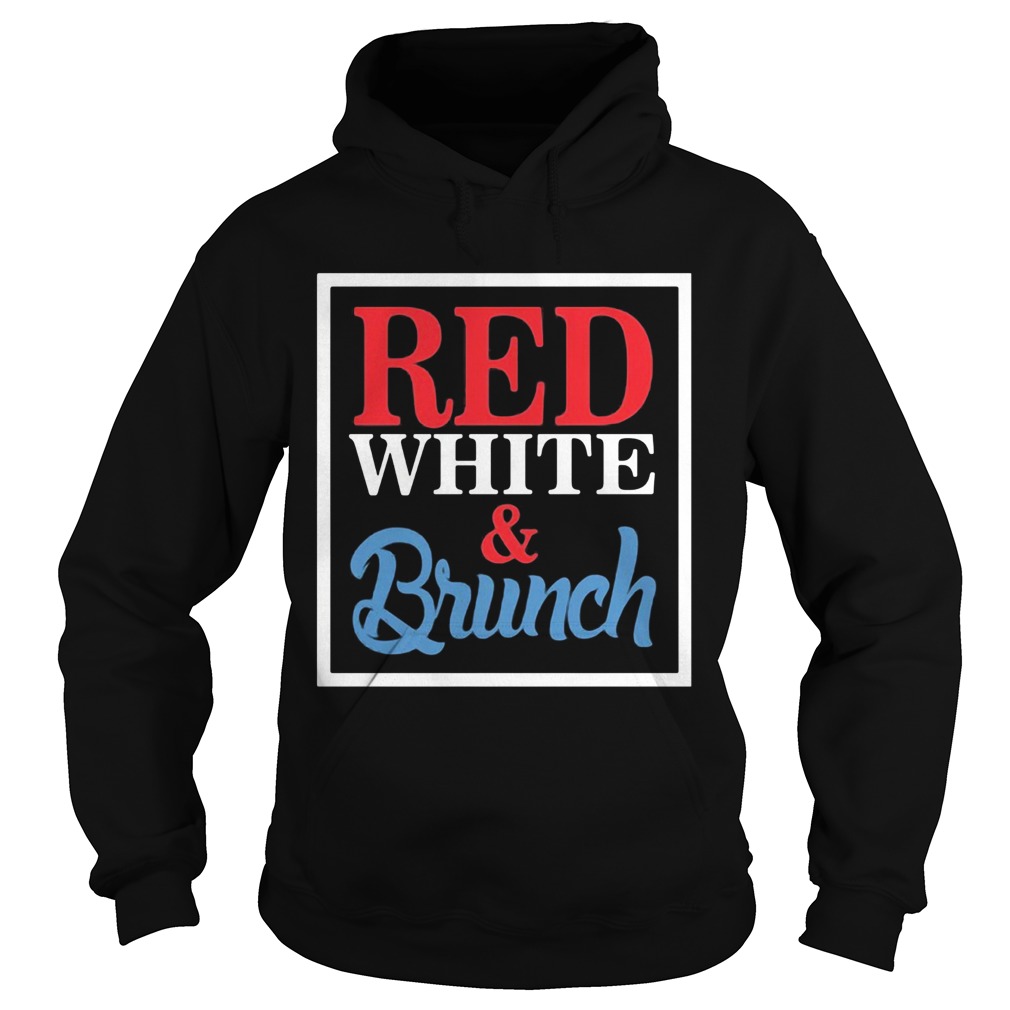 Red White And Brunch Frames Hoodie