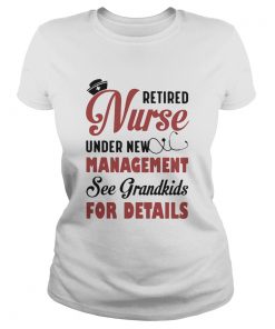 Retired Nurse Under New Management See Grandkids For Detalls Hat Earpiece  Classic Ladies