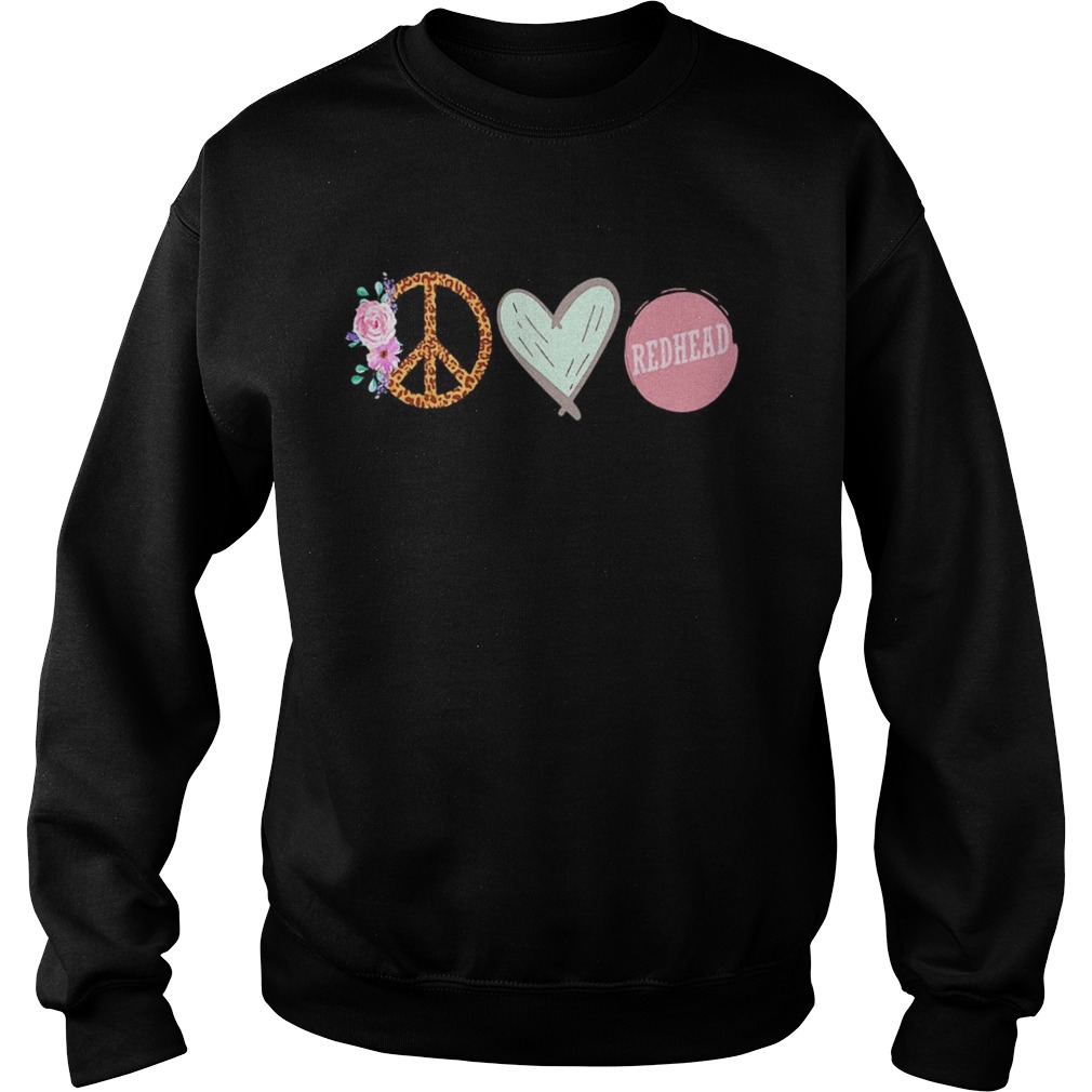 Ring Rose Heart Redhead Sweatshirt