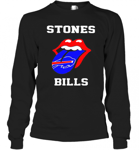 Rolling Stones Buffalo Bills T-Shirt Long Sleeved T-shirt 