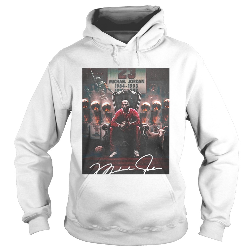 SIGN MICHAEL JORDAN IS THE GOAT SIGNATURE Hoodie