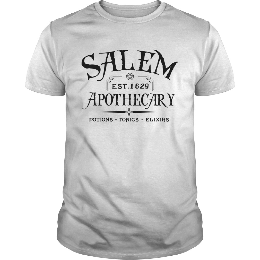 Salem Est 1629 Apothecary Potions Tonics Elixirs Unisex