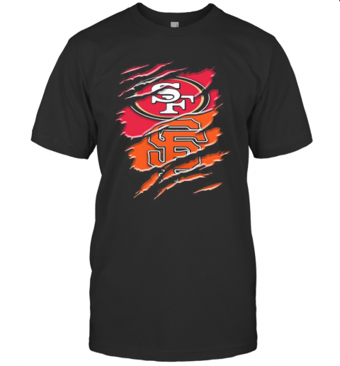 San Francisco 49Ers And San Francisco Giants Logo T-Shirt