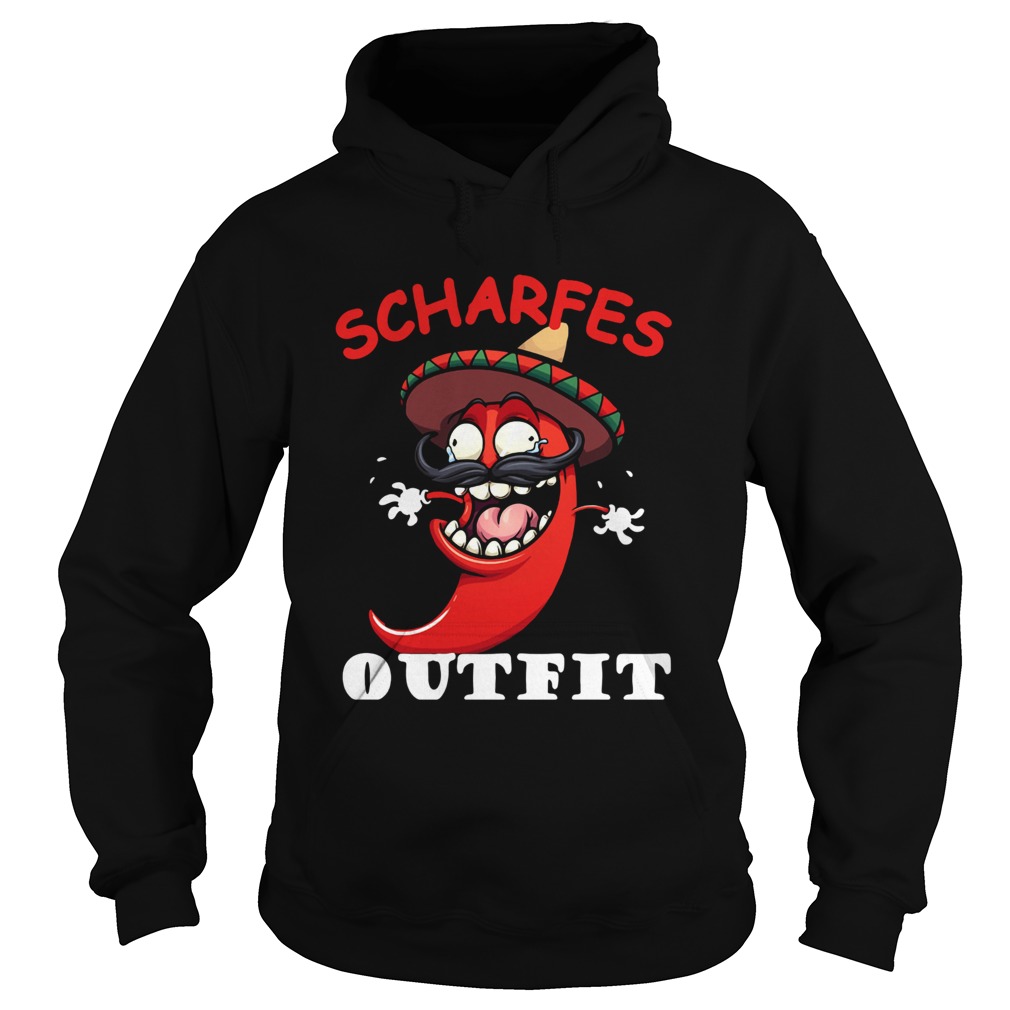 Scharfes Outfit Comic Chilli Scharfe Chili Langarm Hoodie