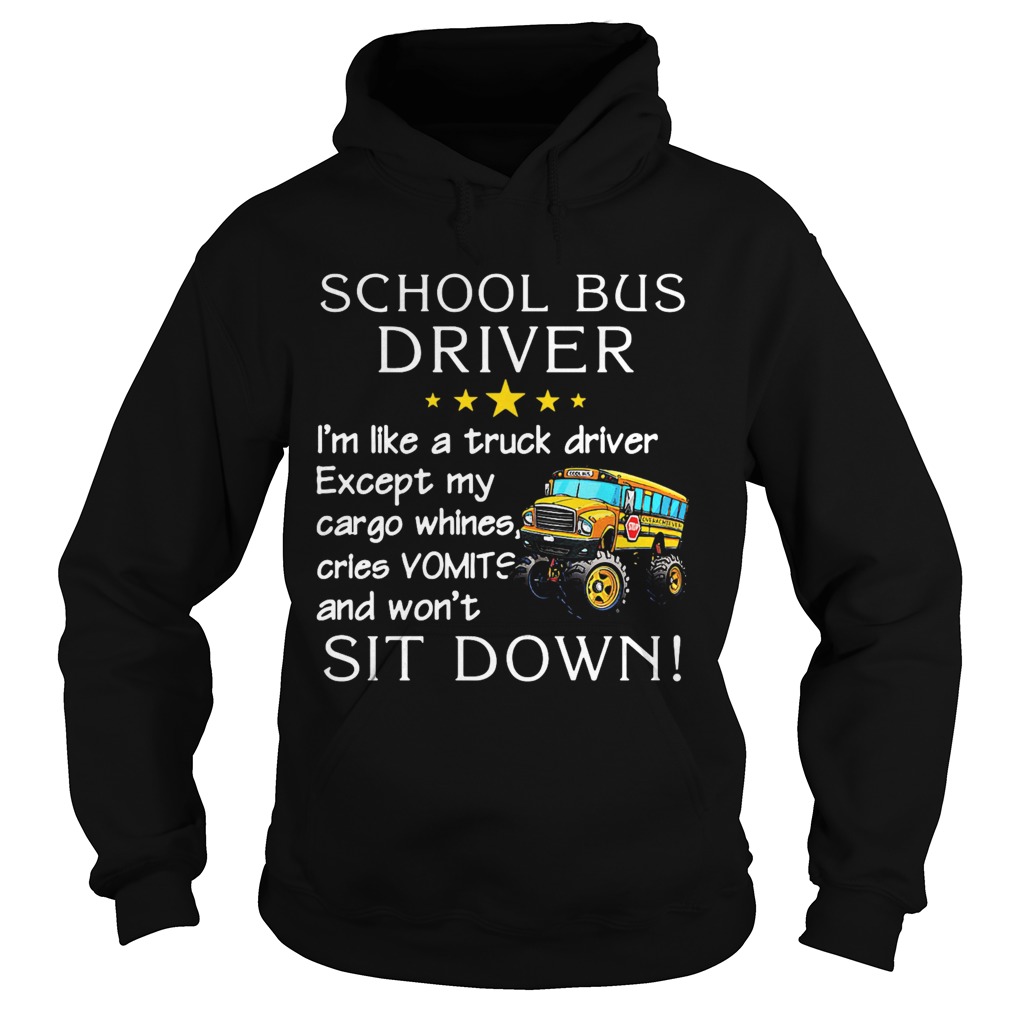 School Bus Driver Im Like A Truck Driver Hoodie