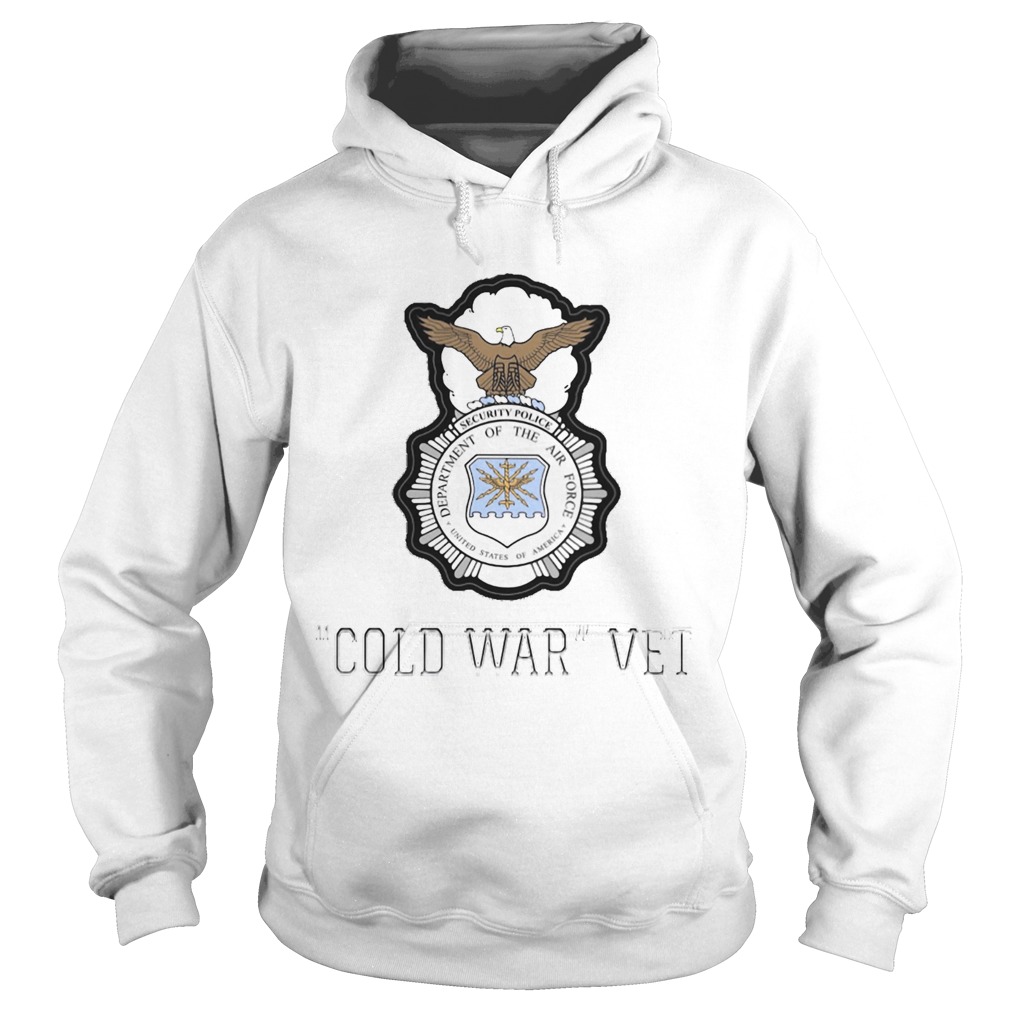 Security police department of the air force cold war vet Hoodie