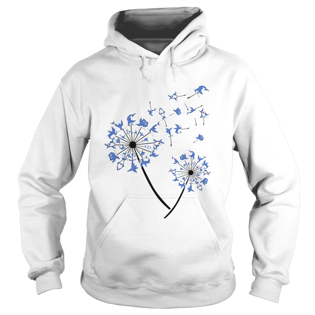 She Loves Yoga Shark Dandelion Hoodie