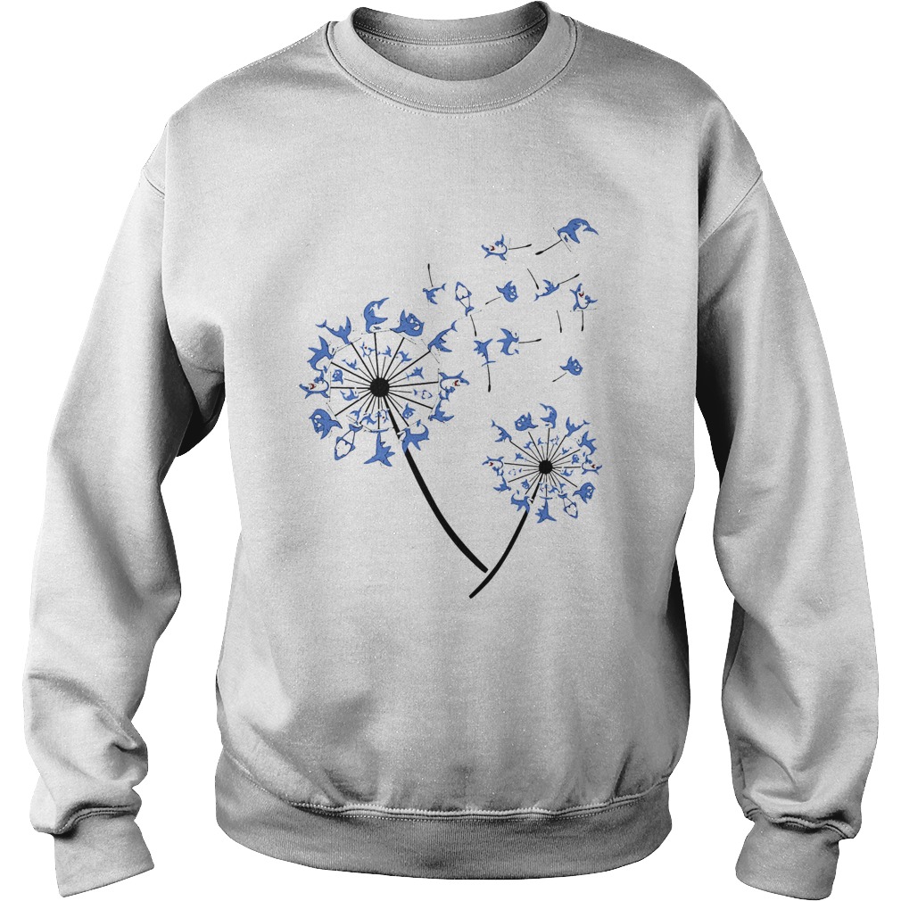 She Loves Yoga Shark Dandelion Sweatshirt