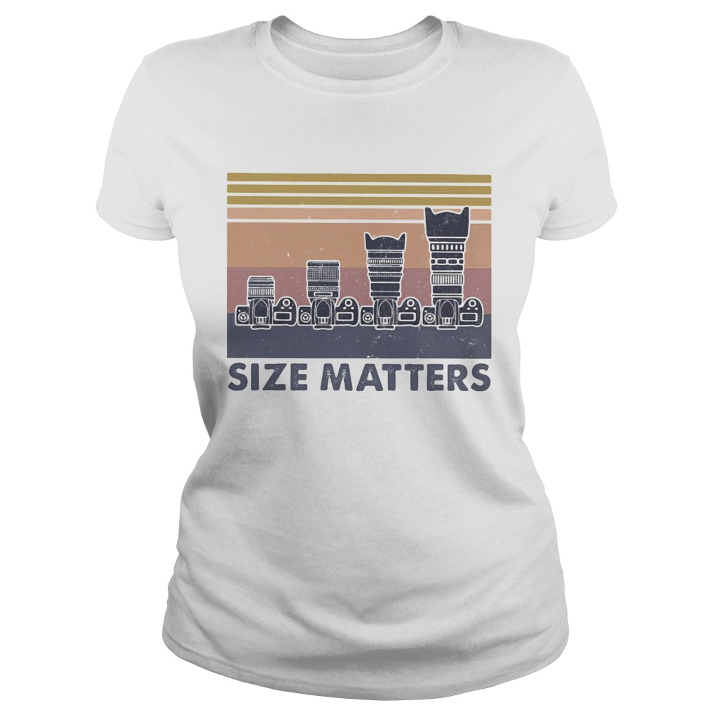 Size matters camera vintage retro Classic Ladies