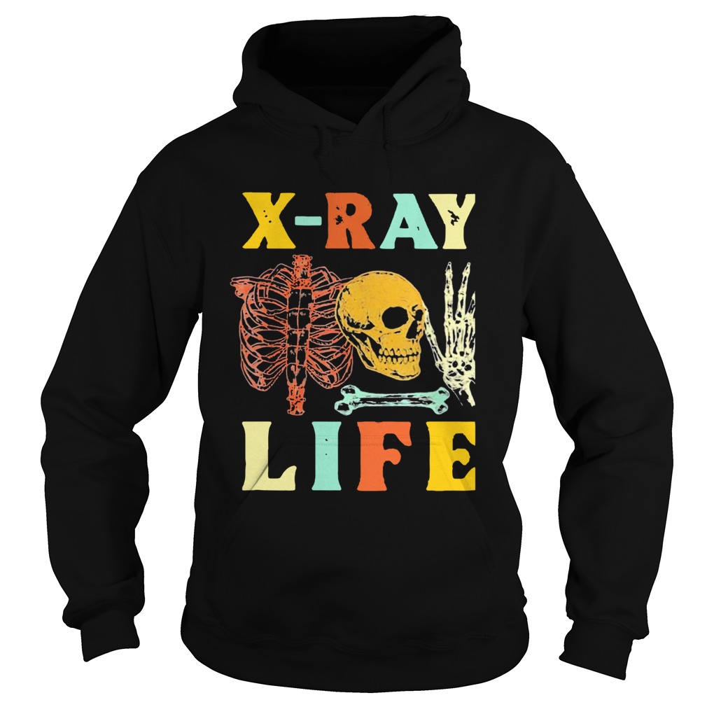 Skeleton XRay Life Vintage Hoodie