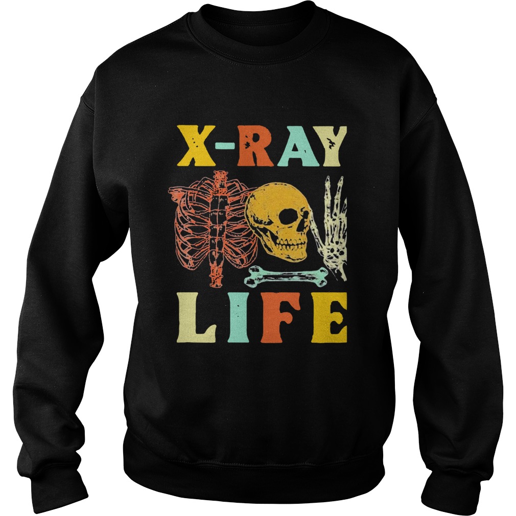 Skeleton XRay Life Vintage Sweatshirt