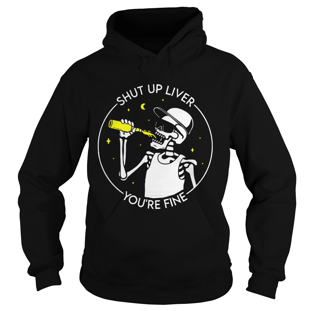 Skull Shut Up Lever Hoodie