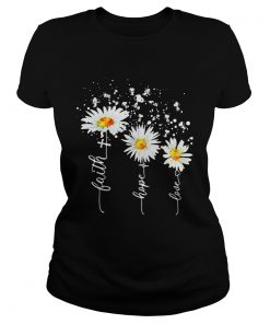 Snoopy flower faith hope love heartbeat  Classic Ladies