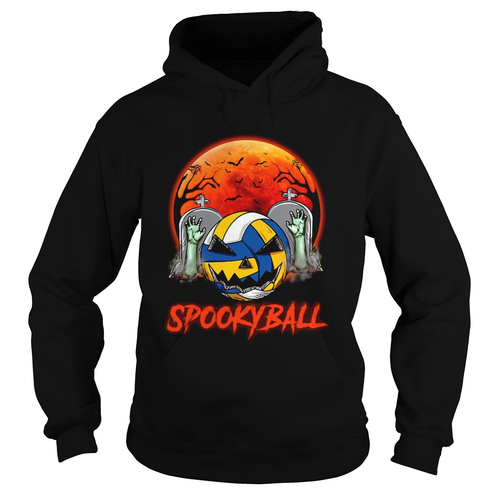 Sookyball sunset tomb ghost halloween Hoodie