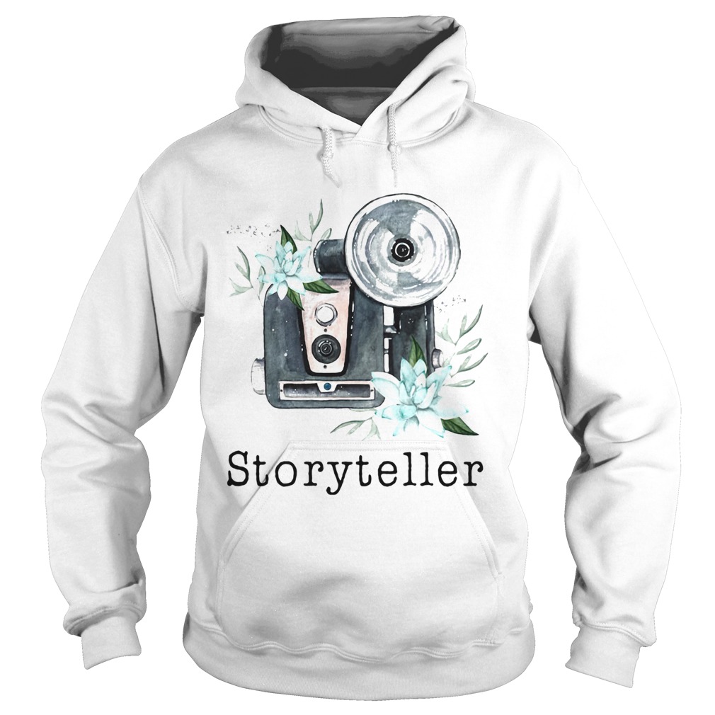 Storyteller Floral Camera Hoodie