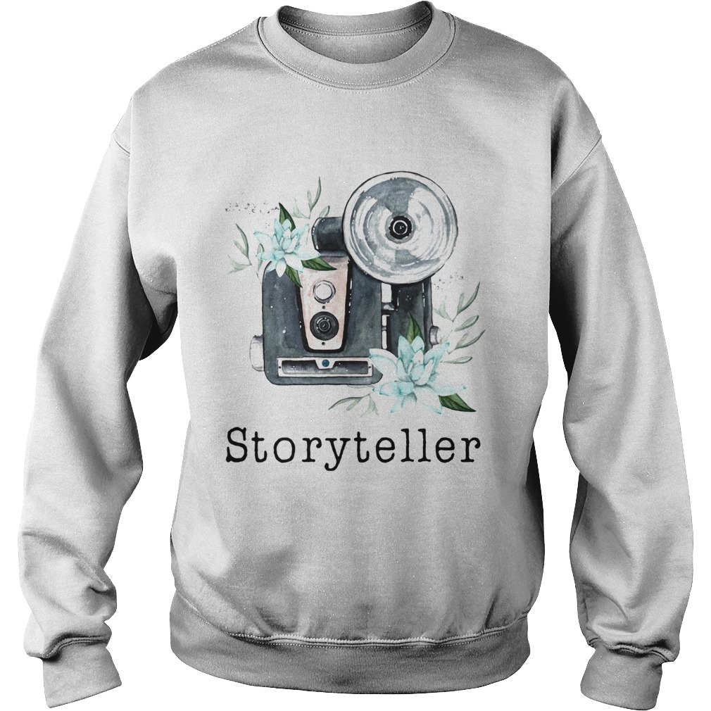 Storyteller Floral Camera Sweatshirt