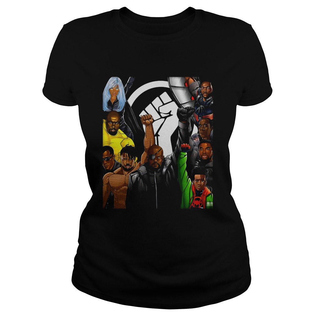Superheroes No Justice No Peace Black Lives Matter Classic Ladies