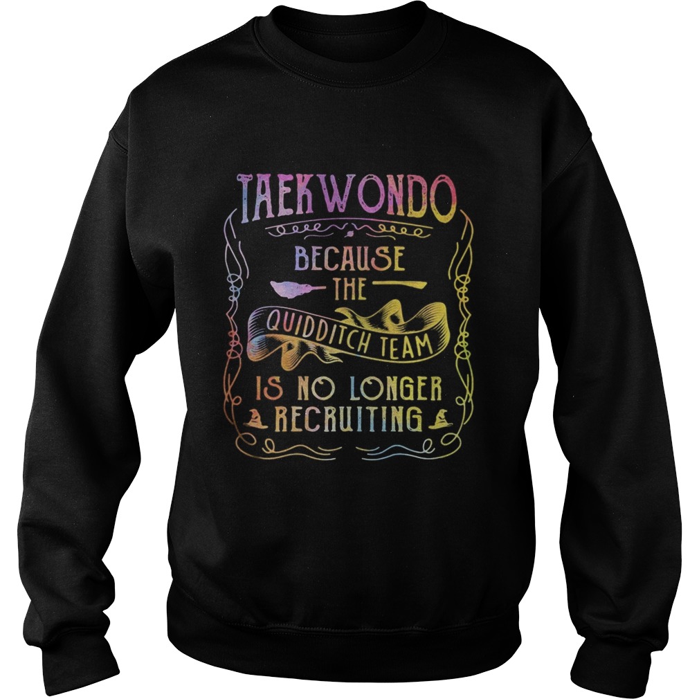 Taekwondo because the quidditch team is no longer recruiting Sweatshirt