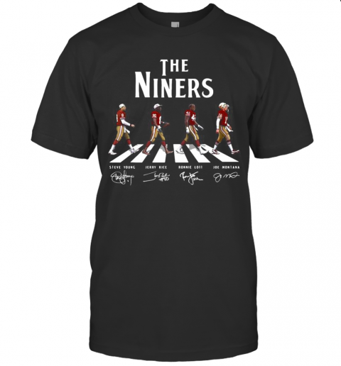 The Niners Football Team Abbey Road Signatures T-Shirt Classic Men's T-shirt
