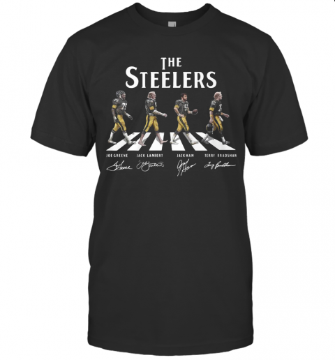 The Pittsburgh Steelers Football Abbey Road Signatures T-Shirt