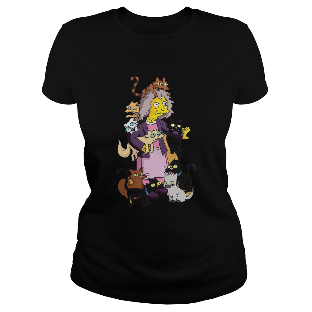The Simpsons Crazy Cat Lady Eleanor Abernathy Classic Ladies
